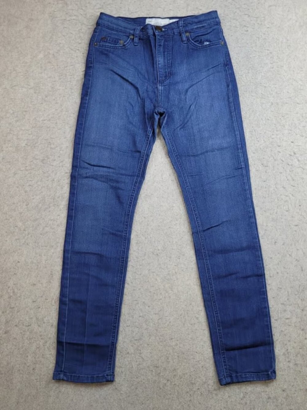 High Waisted Straight Jeans